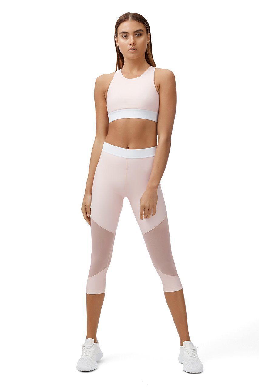 Allfenix Scarlett 3/4 Leggings in Blush - Hey Sara