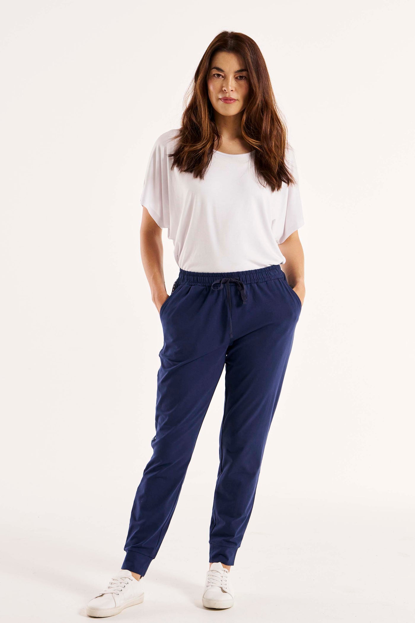 Betty Basics Heidi Pant in Navy Stars