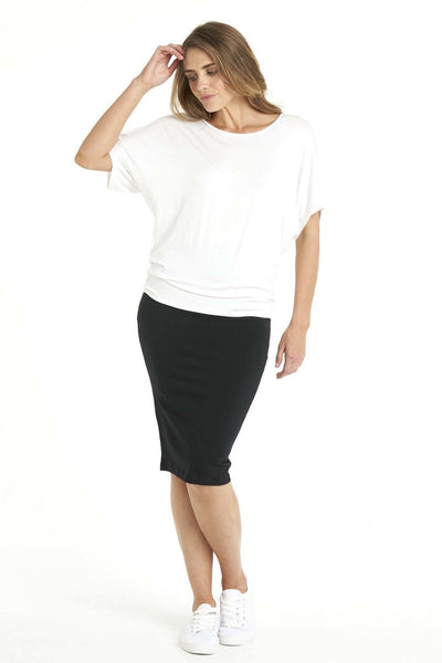 Betty Basics Alicia Midi Skirt in Black - Hey Sara