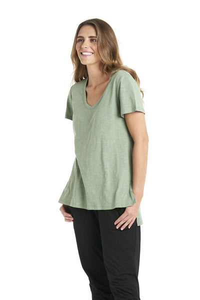 Betty Basics Billie Tee in Celadon - Hey Sara