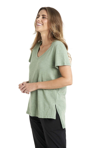 Betty Basics Billie Tee in Celadon - Hey Sara