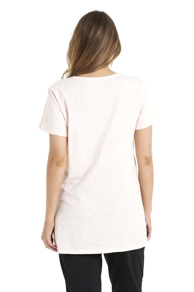 Betty Basics Billie Tee in Petal Pink - Hey Sara