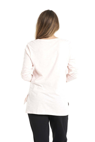 Betty Basics Bonnie Long Sleeve Top in Petal - Hey Sara