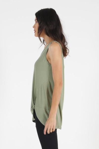 Betty Basics Brighton Tank in Avocado - Hey Sara