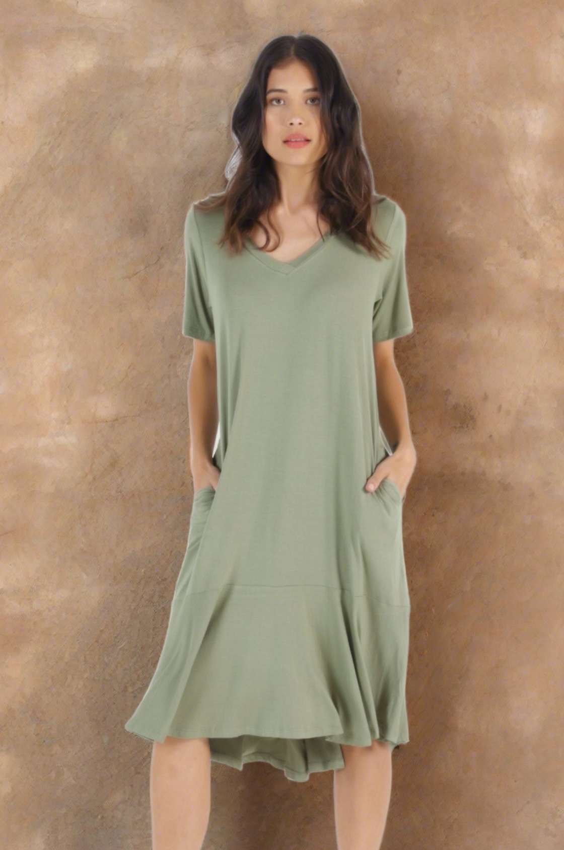 Betty Basics Camden Midi Dress in Avocado - Hey Sara