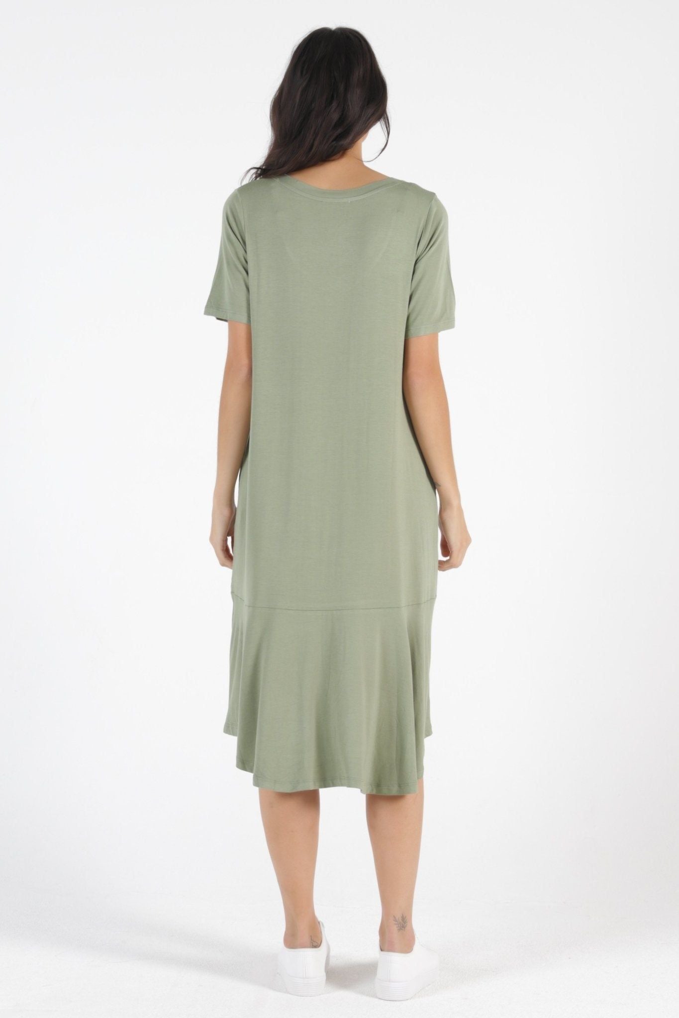 Betty Basics Camden Midi Dress in Avocado - Hey Sara