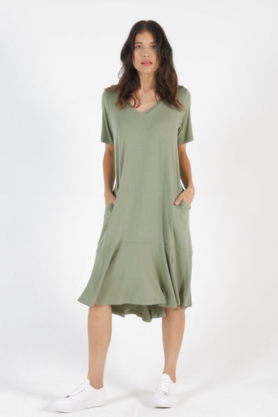 Betty Basics Camden Midi Dress in Avocado - Hey Sara