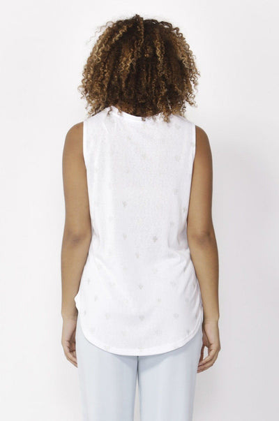 Betty Basics Capri Tank in White - Hey Sara