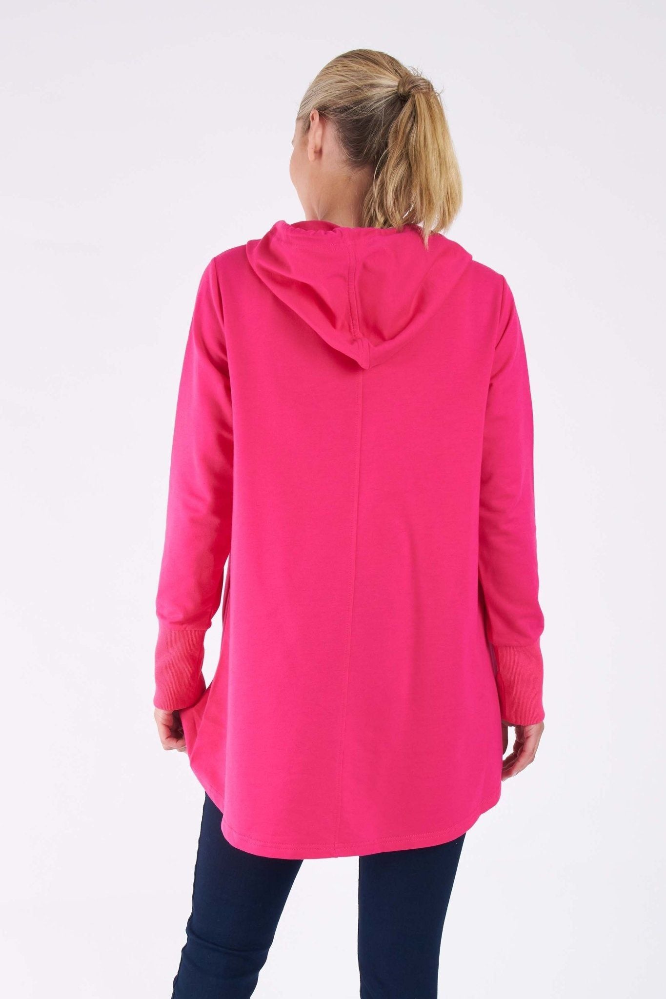Betty Basics Colbie Hoodie in Magenta - Hey Sara