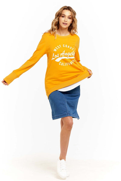 Betty Basics Dolly Sweater in Spicy Mustard - Hey Sara