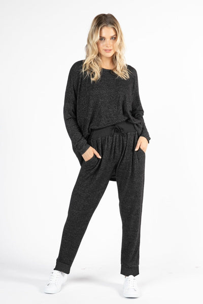 Betty Basics Emerson Pant in Charcoal - Hey Sara