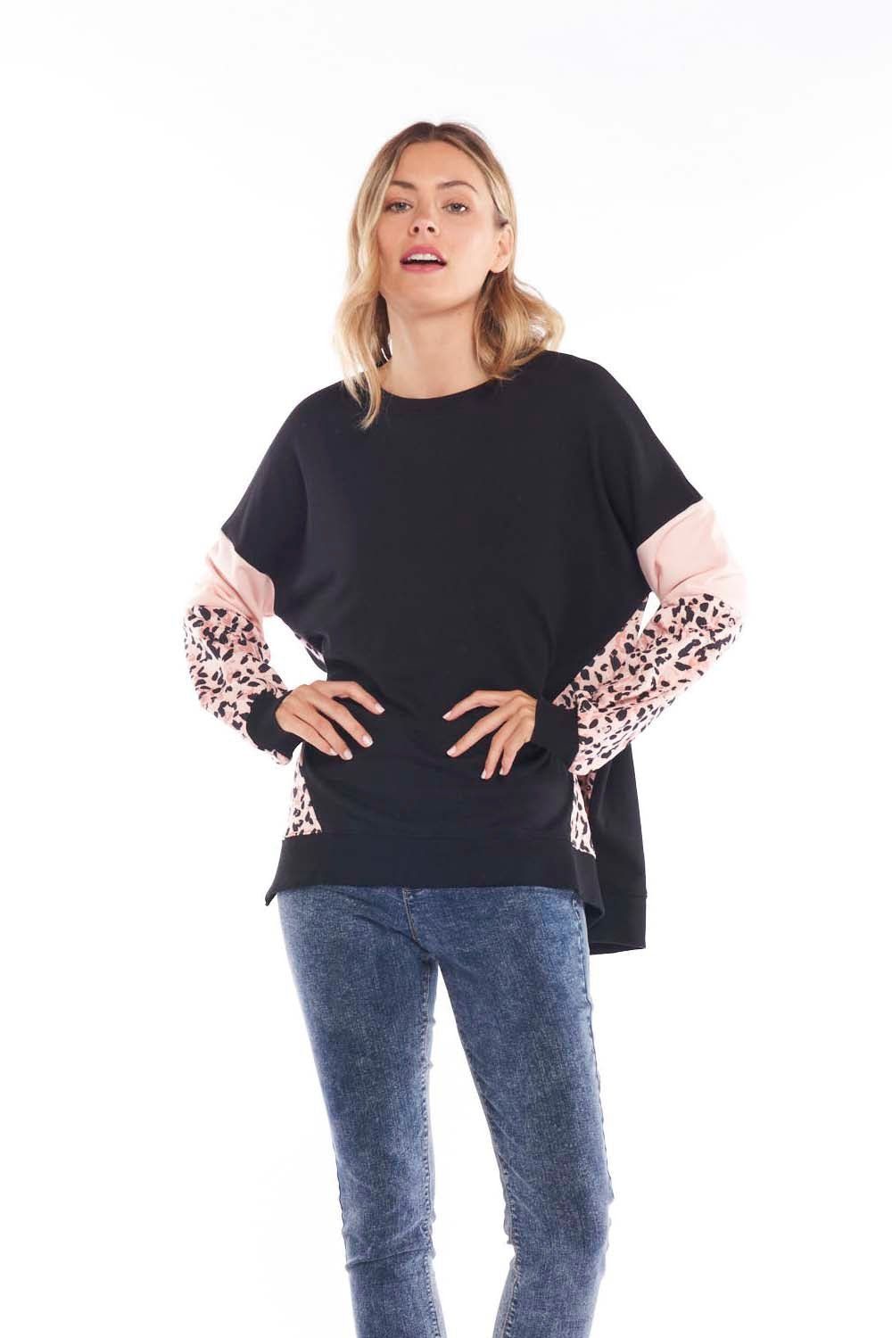 Betty Basics Gloria Sweat in Splice - Hey Sara