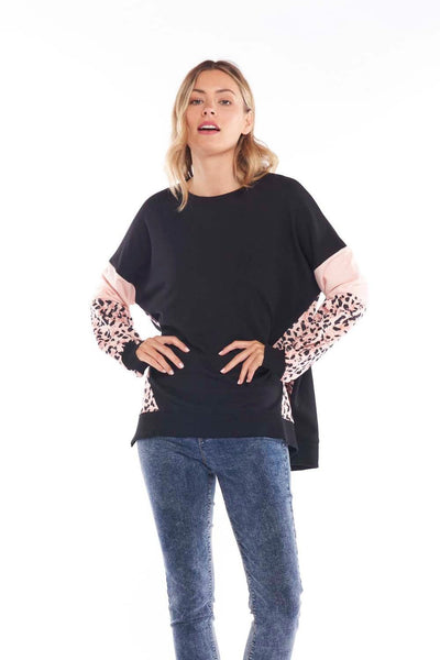 Betty Basics Gloria Sweat in Splice - Hey Sara