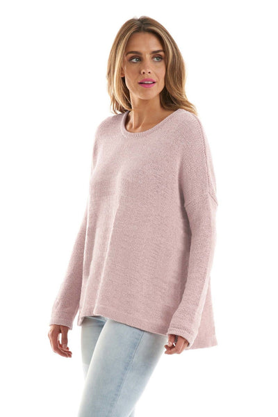 Betty Basics Hayden Knit Jumper in Dusty Petal - Hey Sara