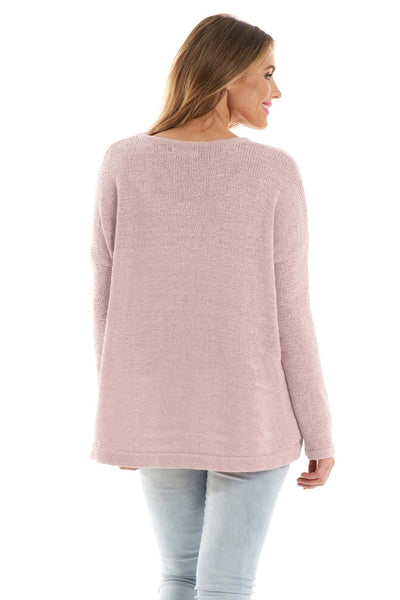 Betty Basics Hayden Knit Jumper in Dusty Petal - Hey Sara