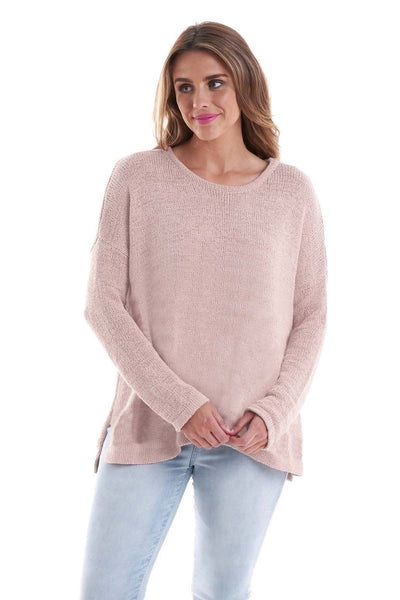 Betty Basics Hayden Knit Jumper in Dusty Petal - Hey Sara