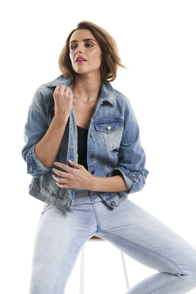 Betty Basics Hudson Denim Jacket in Vintage Wash - Hey Sara