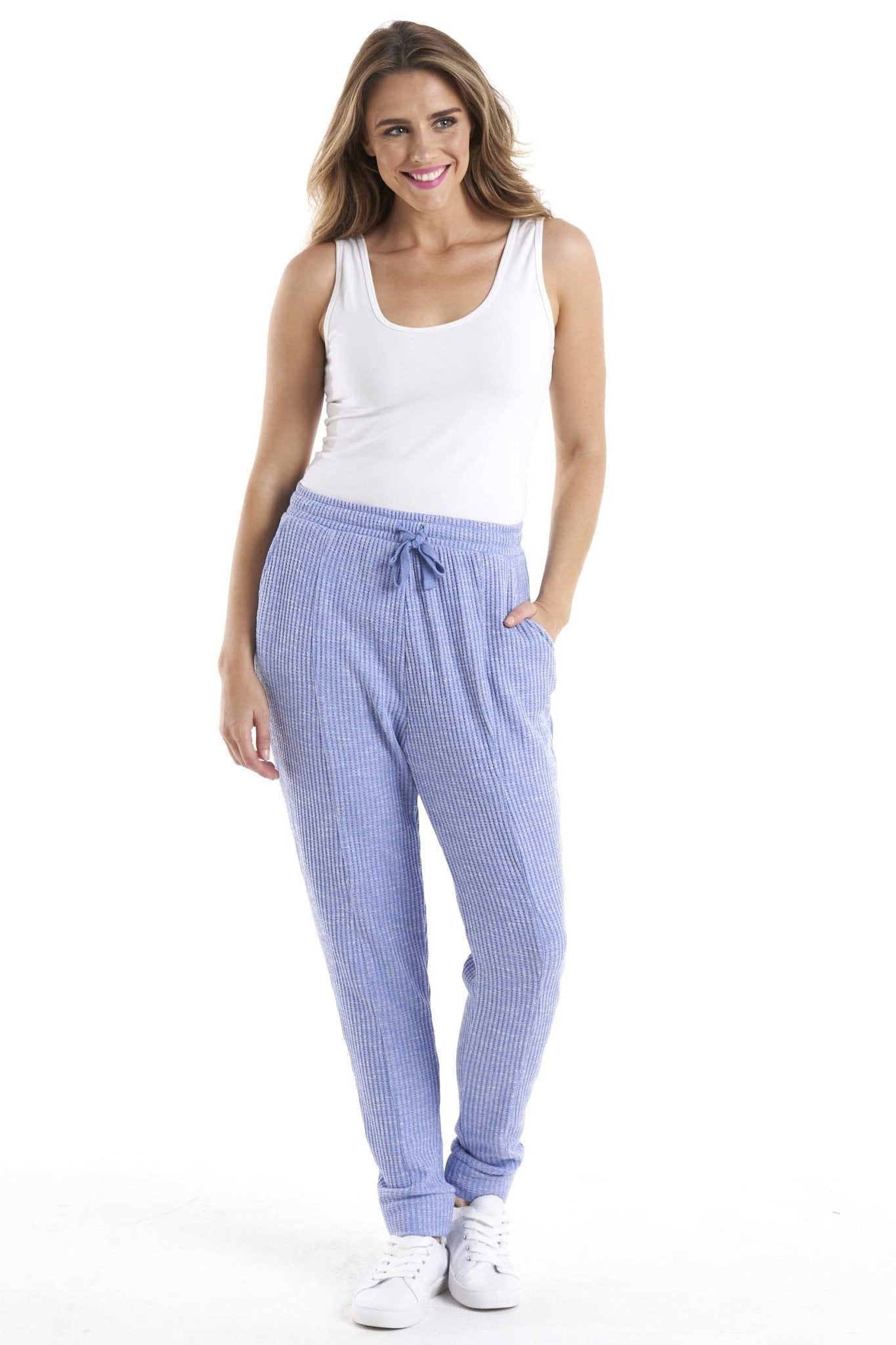 Betty Basics Jojo Pant in Ice Blue - Hey Sara