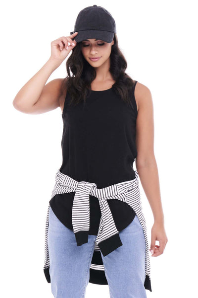 Betty Basics Keira Tank in Black - Hey Sara