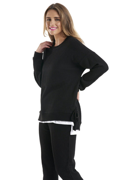 Betty Basics Kiki Sweat in Black - Hey Sara