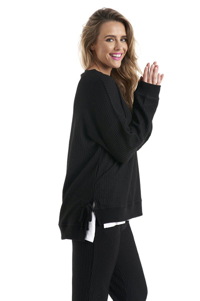 Betty Basics Kiki Sweat in Black - Hey Sara