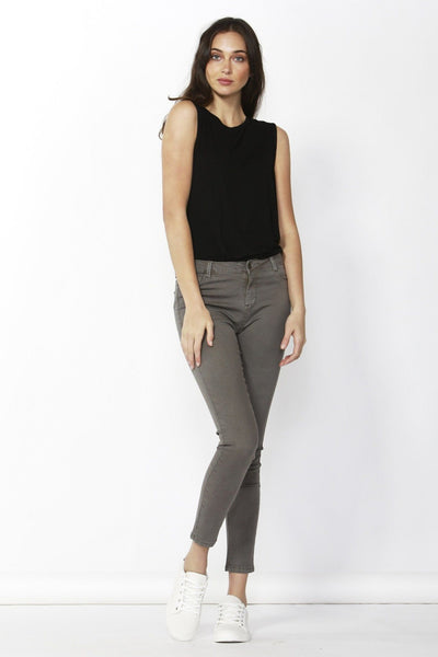 Betty Basics Mason Jean in Khaki - Hey Sara