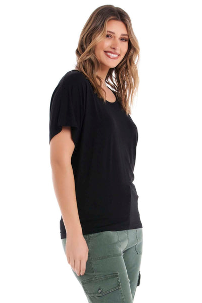 Betty Basics Maui Tee in Black - Hey Sara
