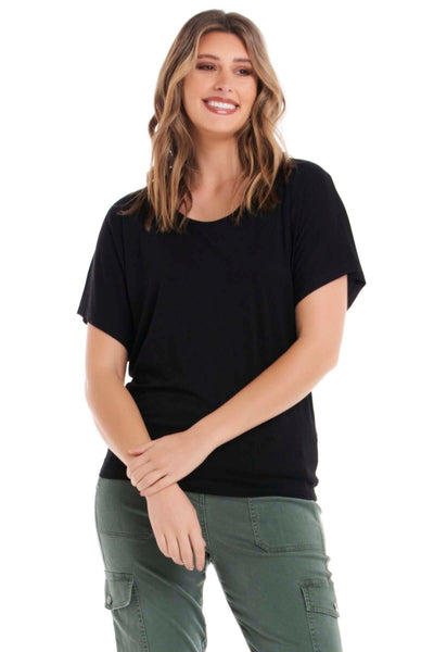 Betty Basics Maui Tee in Black - Hey Sara