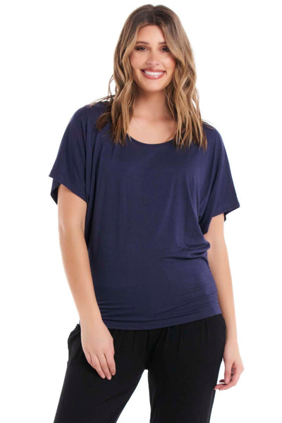 Betty Basics Maui Tee in Navy - Hey Sara