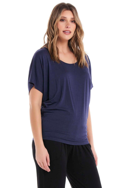 Betty Basics Maui Tee in Navy - Hey Sara