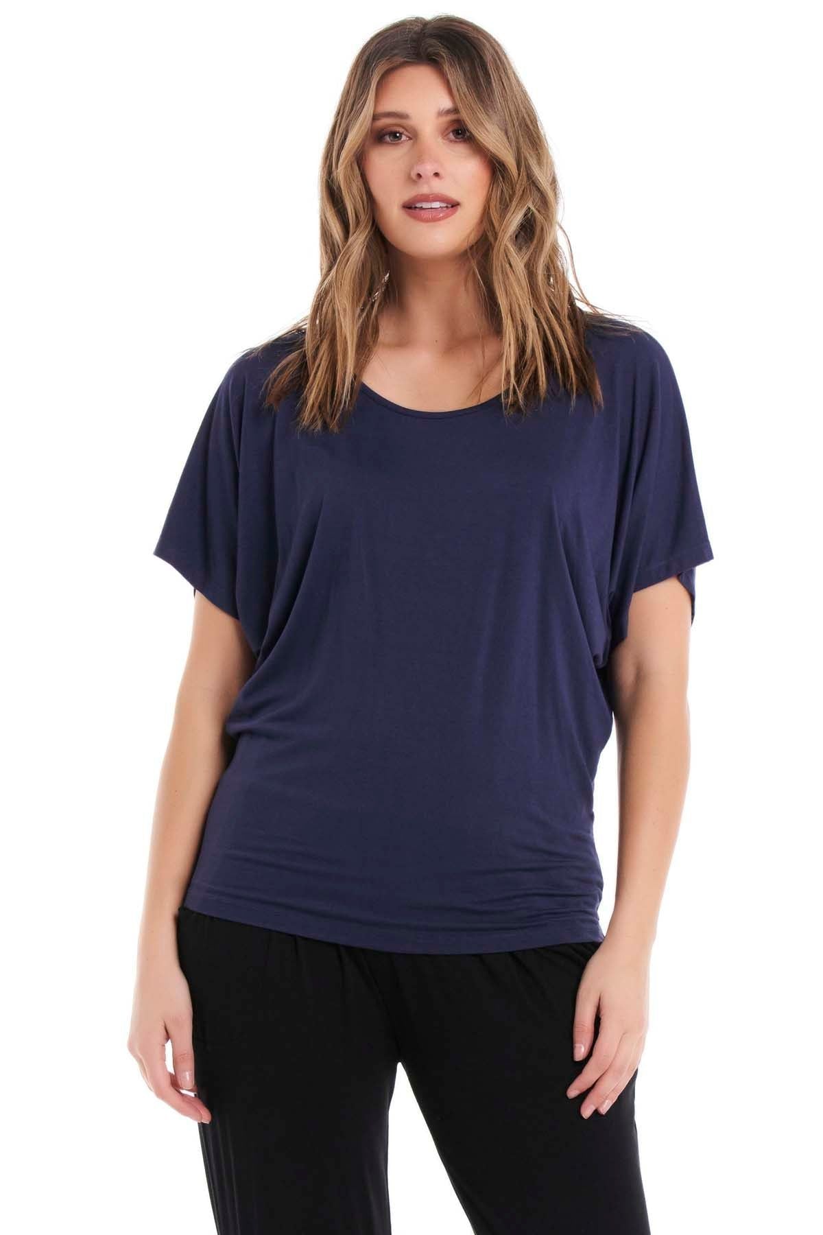 Betty Basics Maui Tee in Navy - Hey Sara
