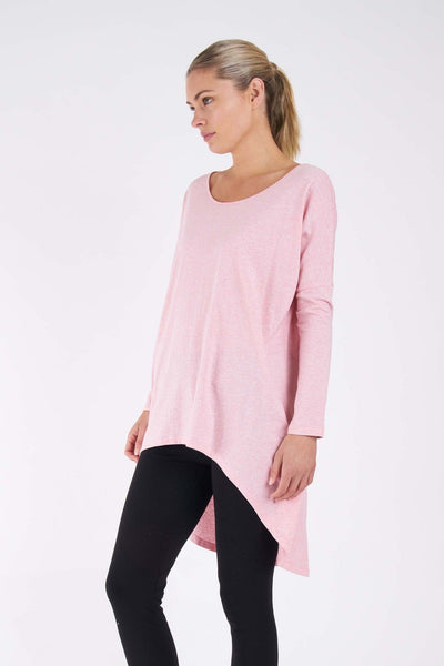 Betty Basics Nelly Long Sleeve Top in Carnation - Hey Sara