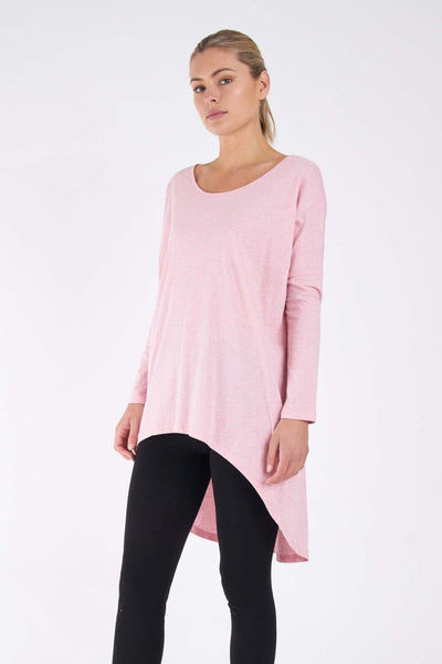 Betty Basics Nelly Long Sleeve Top in Carnation - Hey Sara