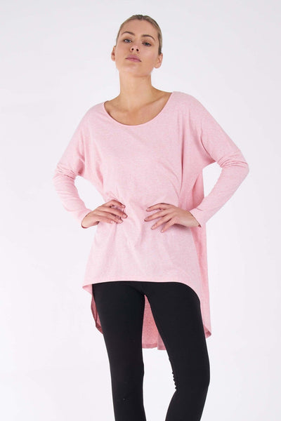Betty Basics Nelly Long Sleeve Top in Carnation - Hey Sara