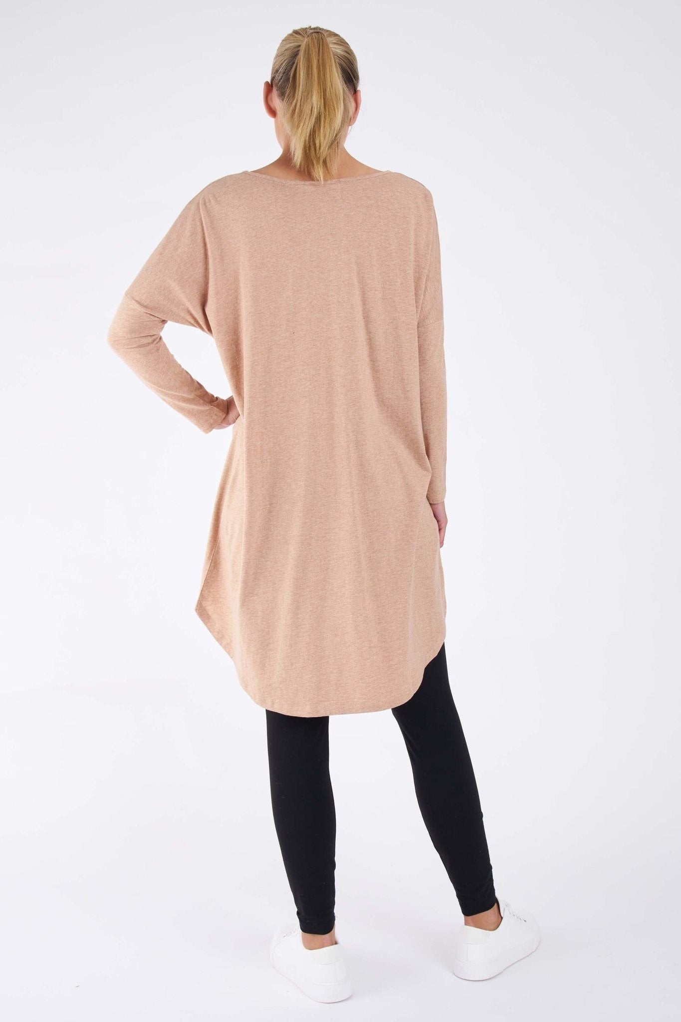 Betty Basics Nelly Long Sleeve Top in Sand - Hey Sara