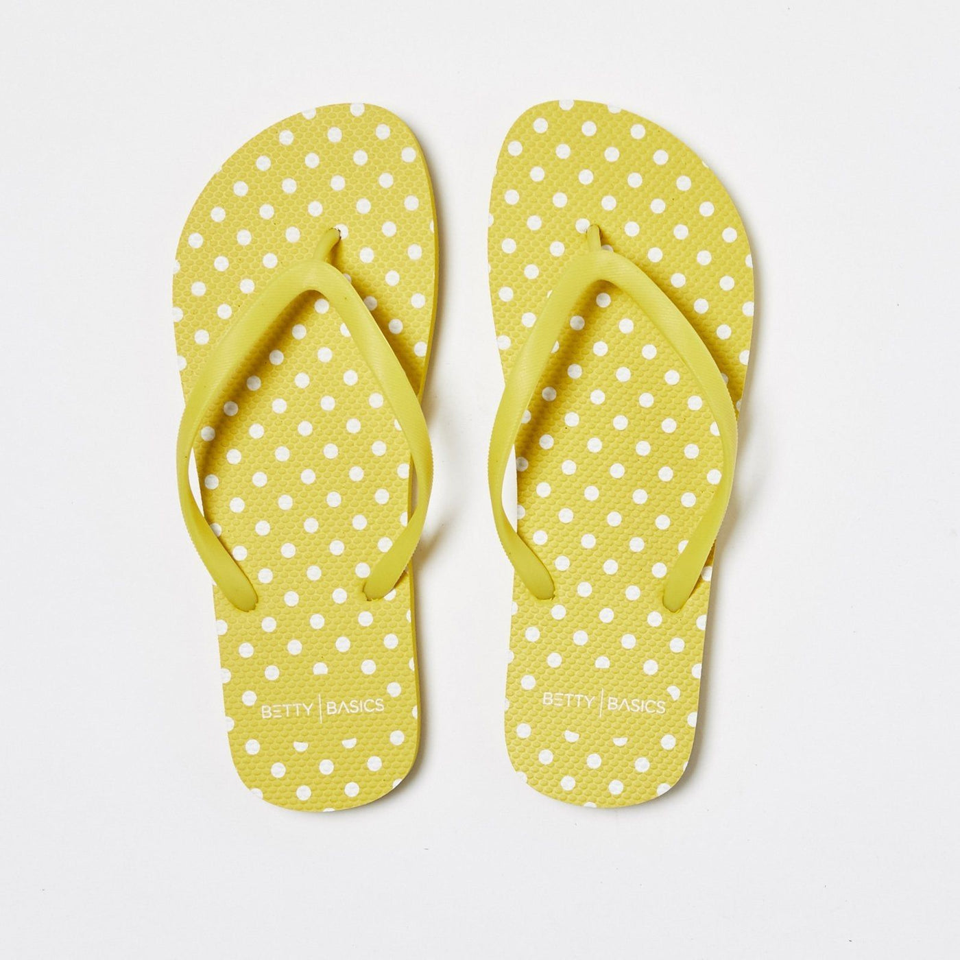 Betty Basics Nomad Thongs in Yellow - Hey Sara