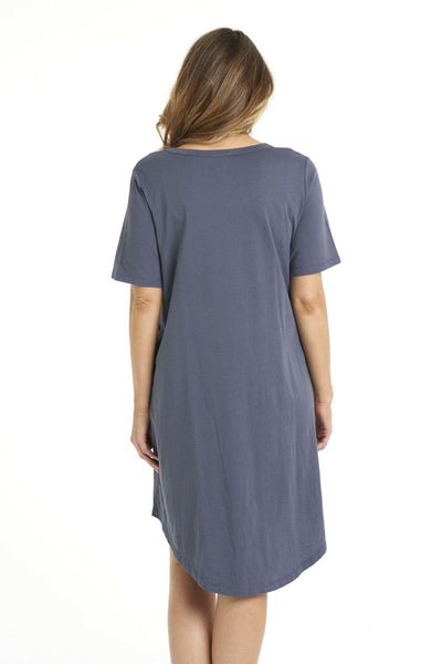Betty Basics Nyree Dress in Indie Blue - Hey Sara