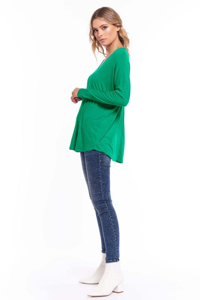 Betty Basics Oslo Top in Lime - Hey Sara