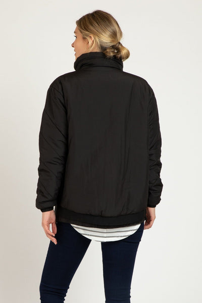 Betty Basics Rylie Puffa Jacket in Black - Hey Sara