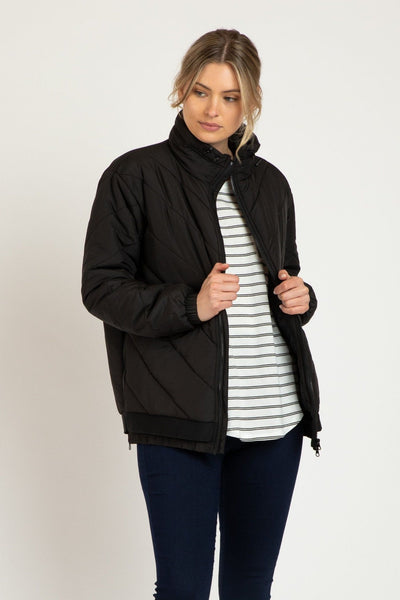 Betty Basics Rylie Puffa Jacket in Black - Hey Sara
