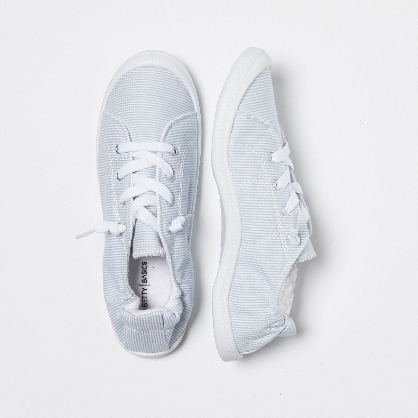Betty Basics Sail Sneaker in White Blue Stripe - Hey Sara