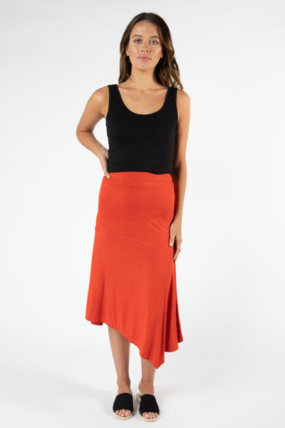 Betty Basics San Pablo Skirt in Sunset Red - Hey Sara