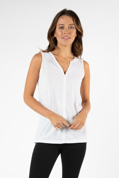 Betty Basics Seattle Tank in White - Hey Sara