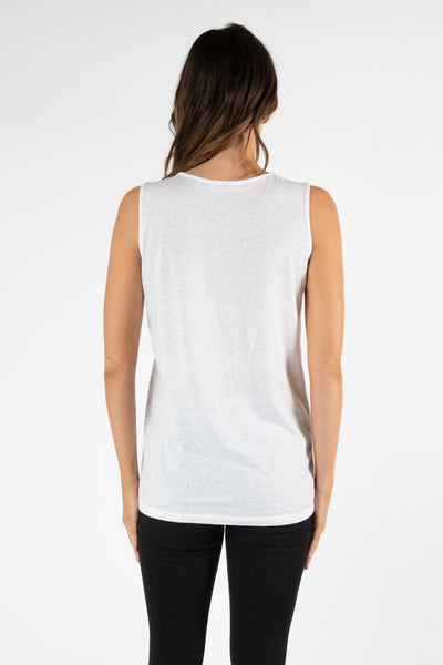 Betty Basics Seattle Tank in White - Hey Sara