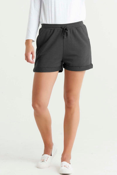 Betty Basics Trixie Shorts in Gunmetal - Hey Sara