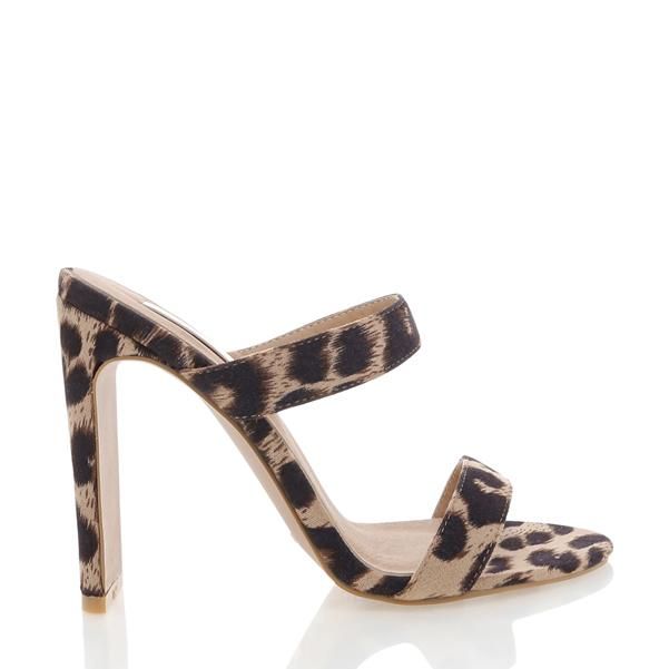 Billini Dionis Twin Strap Mule in Light Leopard - Hey Sara