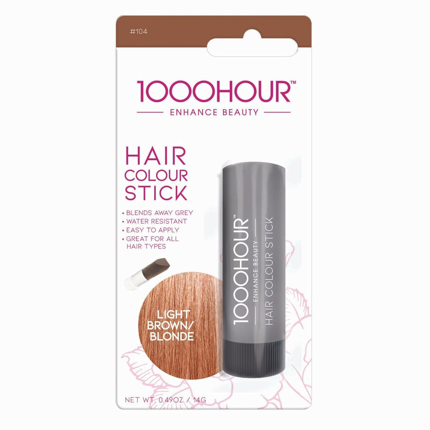 1000 Hour Hair Colour Stick Light Brown / Blonde - Hey Sara