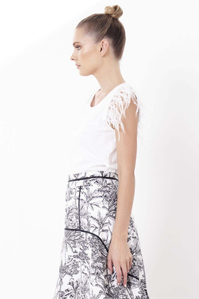 Fate + Becker Enchanted Top in White - Hey Sara