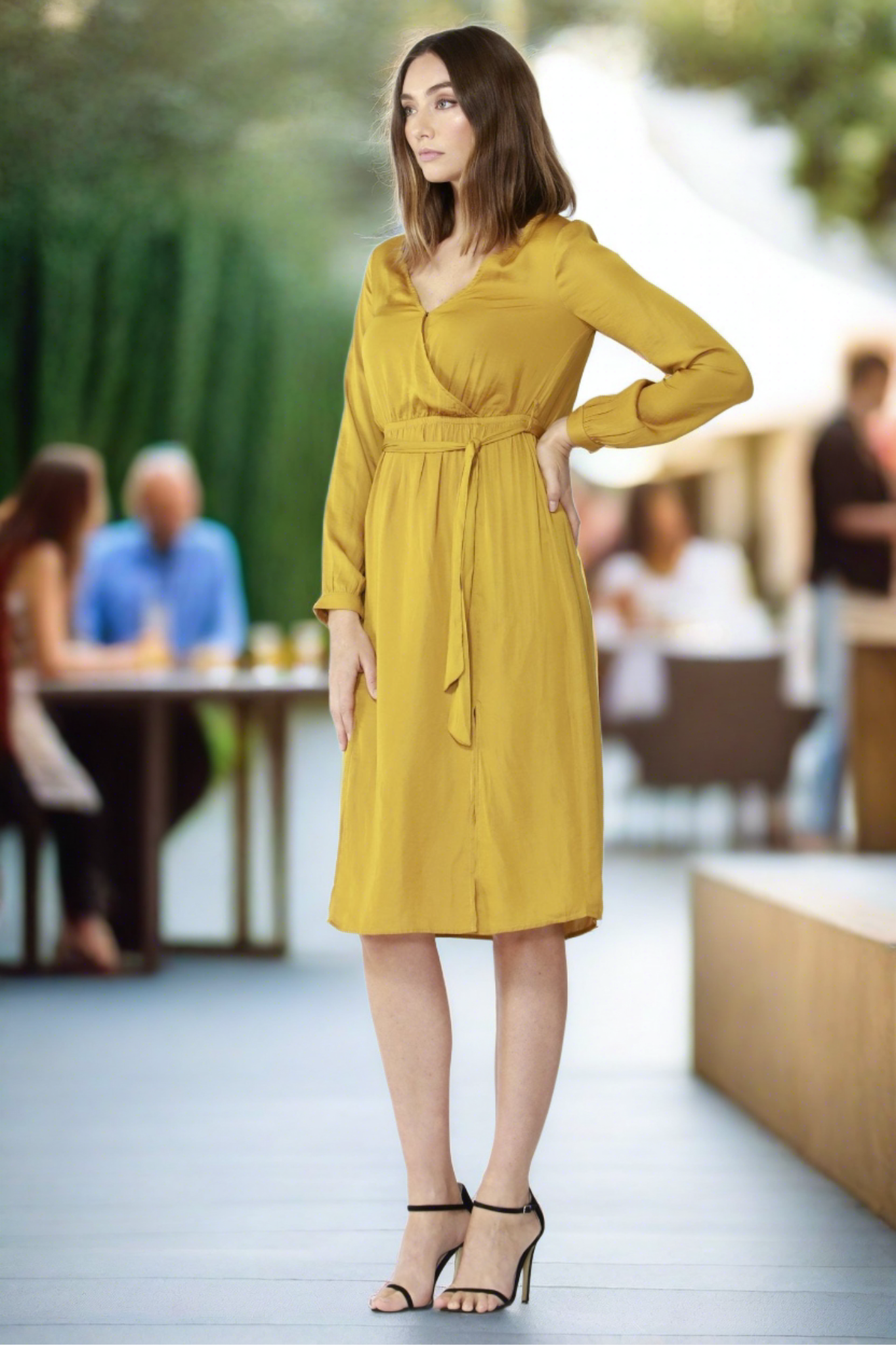 Fate + Becker On The Run Dress in Amber - Hey Sara