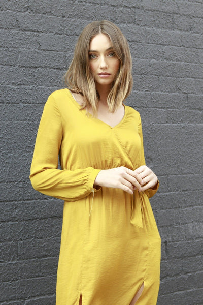 Fate + Becker On The Run Dress in Amber - Hey Sara